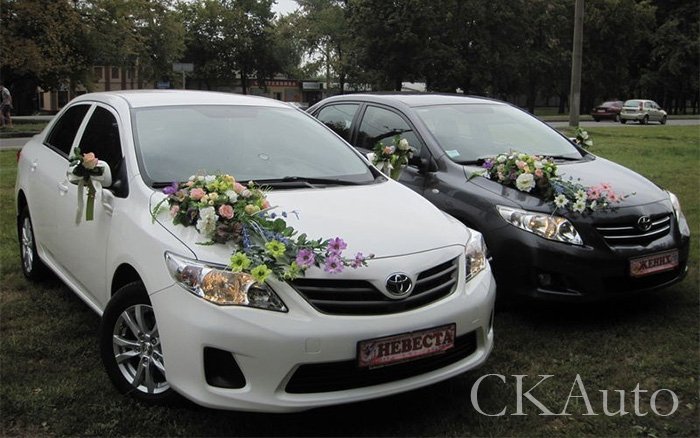 Аренда Toyota Corolla на свадьбу Черкассы