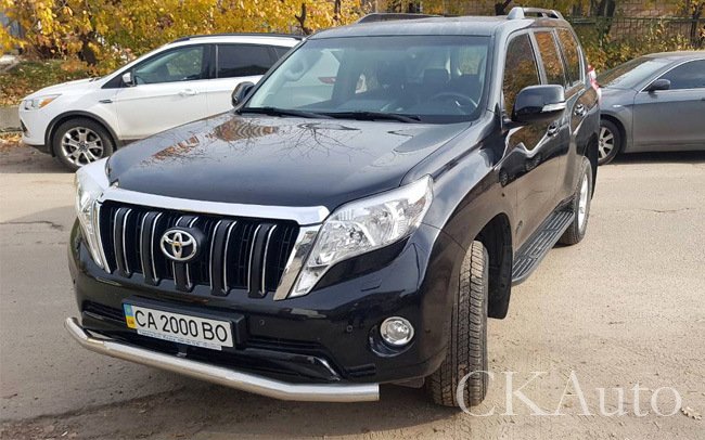 Аренда Toyota Land Cruiser Prado New на свадьбу Черкассы