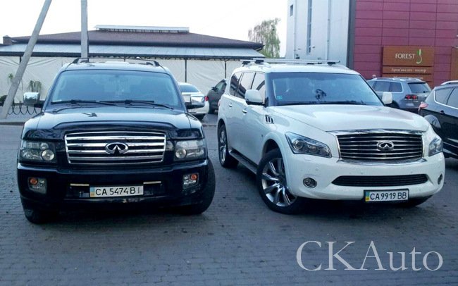 Аренда Infiniti QX56 на свадьбу Черкассы